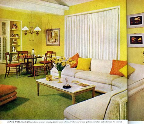 inside of 1950s house.